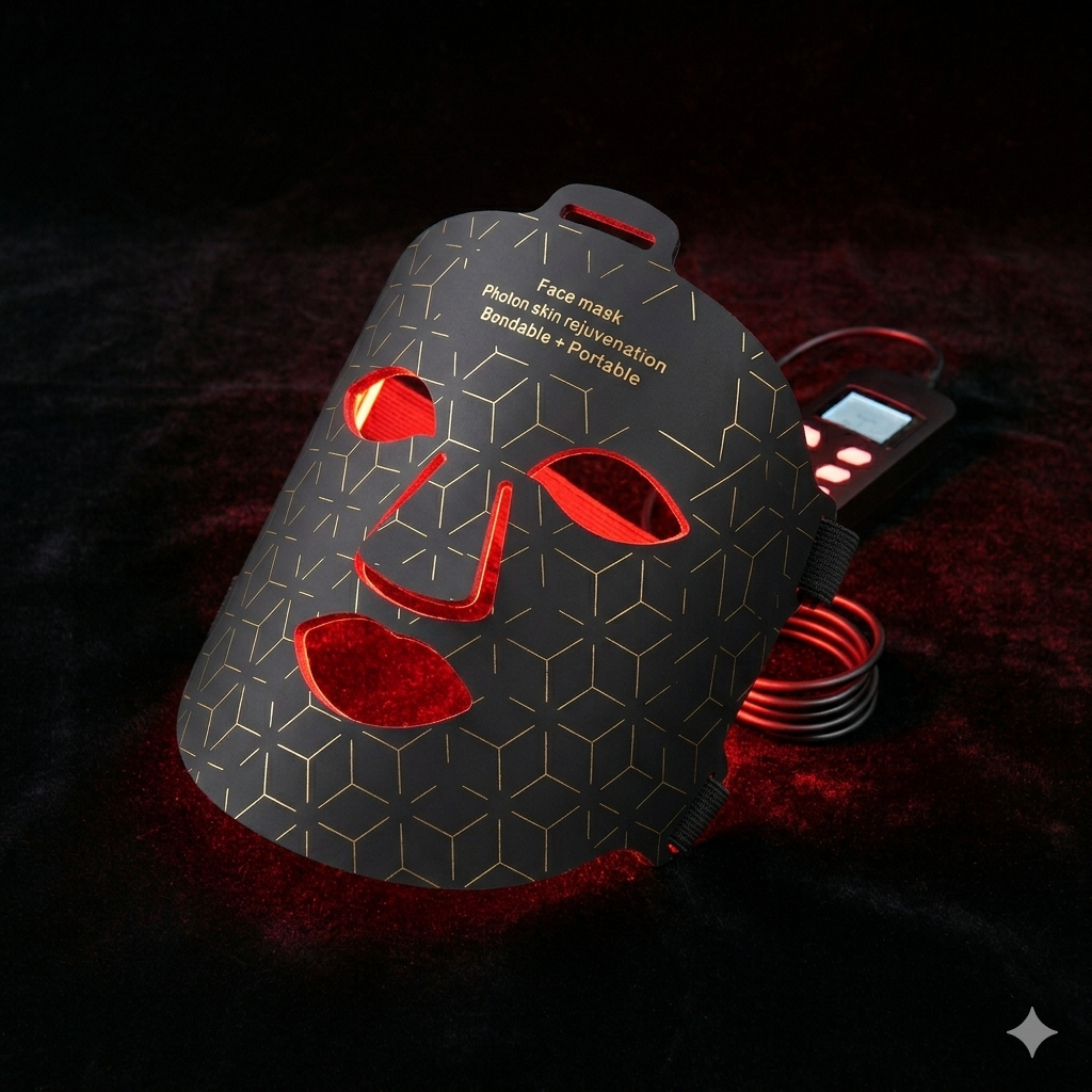 Máscara LED Facial - Fototerpia en casa